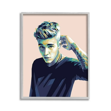 Stupell Industries Justin with Subtle Hues Abstract Painting Gray Framed Art Print Wall Art, 11 x 14