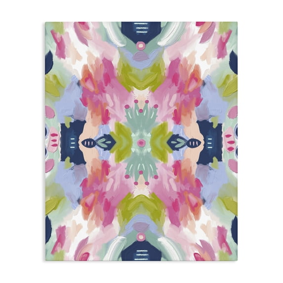 Stupell Industries Modern Kaleidoscopic Floral Mandala Canvas Art, 36 x 48, by Lisa Nohren
