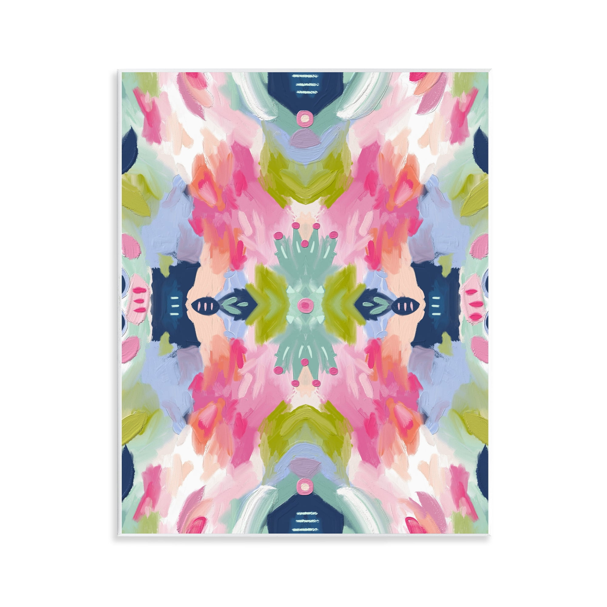 Stupell Industries Kaleidoscopic Floral Mandala Wall Plaque Art, design by Lisa Nohren