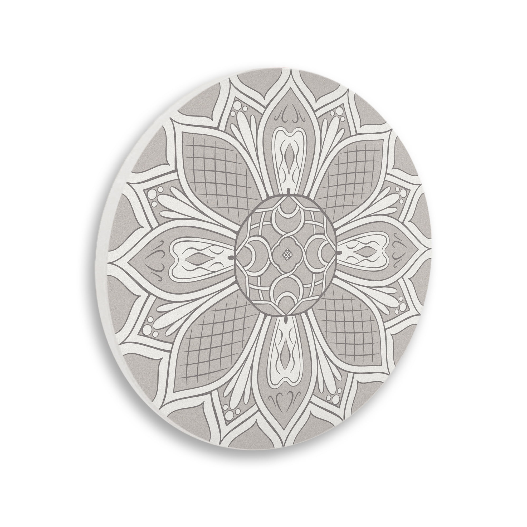 Stupell Industries Kaleidoscopic Flower Petal Pattern Symmetrical Fractal Shapes Graphic Art Unframed Art Print Wall Art, Design by Ziwei Li