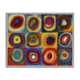 thumbnail image 1 of Stupell Industries Kandinsky Classic Circles Abstract Painting Gray Framed Art Print Wall Art, 30 x 24, 1 of 2