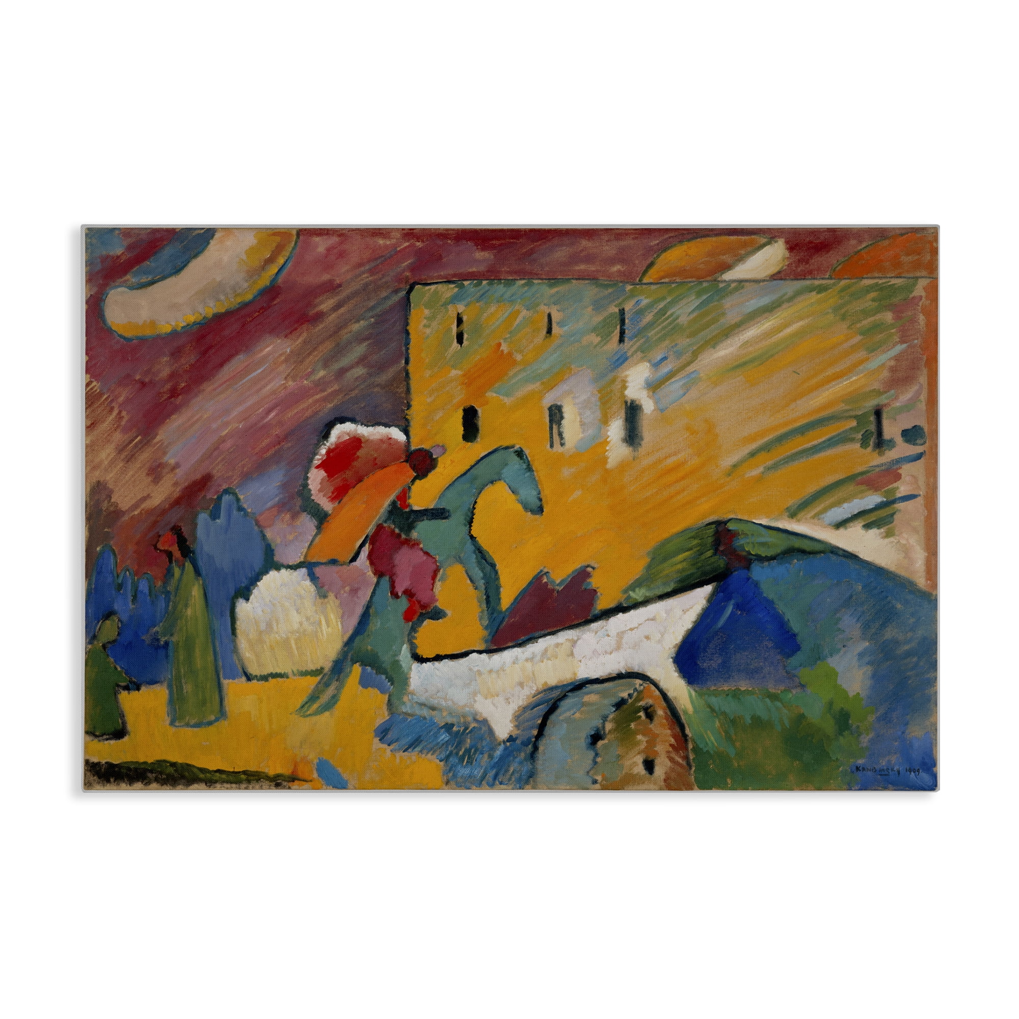 Stupell Industries Kandinsky Improvisation Classic Abstract Painting Wrapped Canvas Art Print Wall Art, 30 x 20