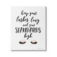 thumbnail image 1 of Stupell Industries Keep Lashes Long Standards High Phrase Glam Eyes, 24 x 30, Design by Stephanie Workman Marrott, 1 of 7