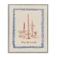 thumbnail image 1 of Stupell Industries Shabby Chic Keep Life Simple Candles Gray Framed Giclee Art, 24 x 30, by The Prints Vibe, 1 of 8