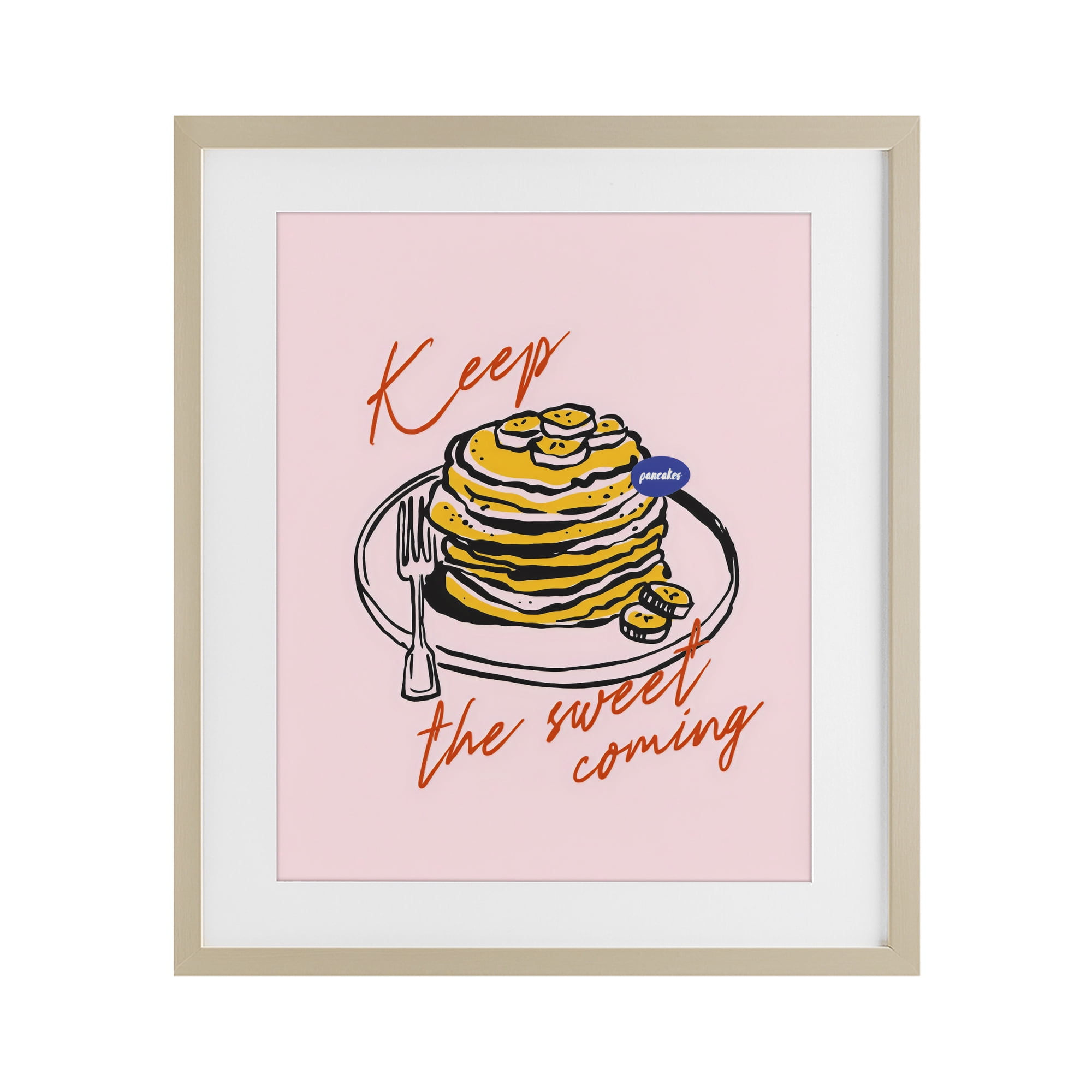 Stupell Industries Keep The Sweet Coming Birch Framed Print Under Glass, design by The Prints Vibe