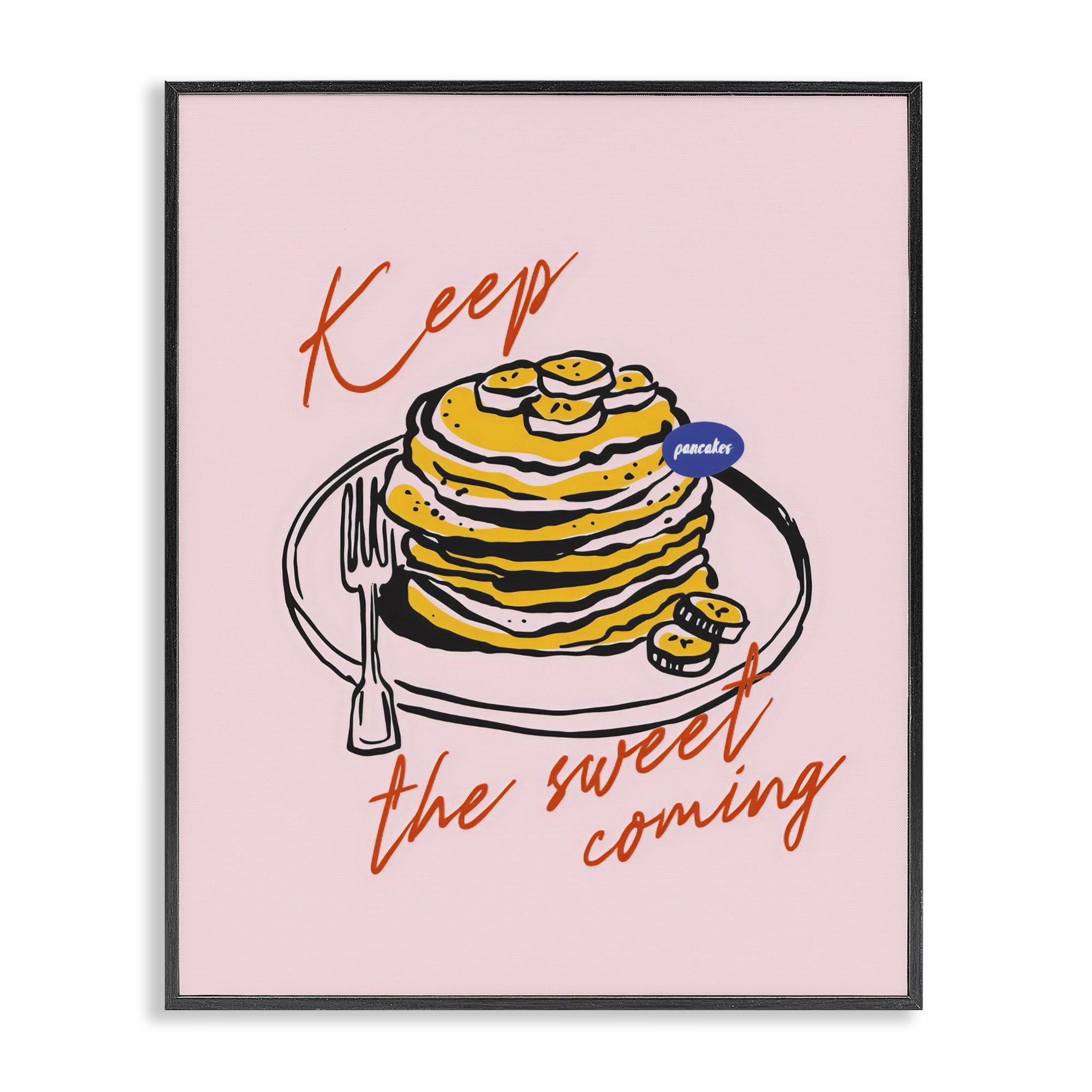 Stupell Industries Keep The Sweet Coming Black Framed Giclee Art, design by The Prints Vibe