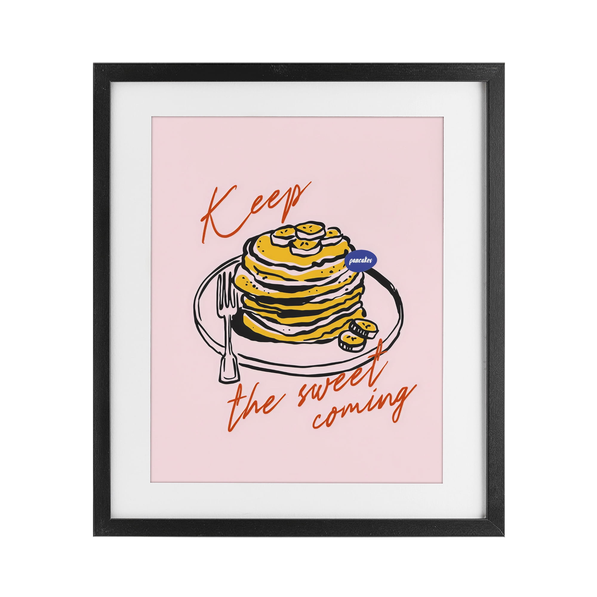 Stupell Industries Keep The Sweet Coming Black Framed Print Under Glass, design by The Prints Vibe