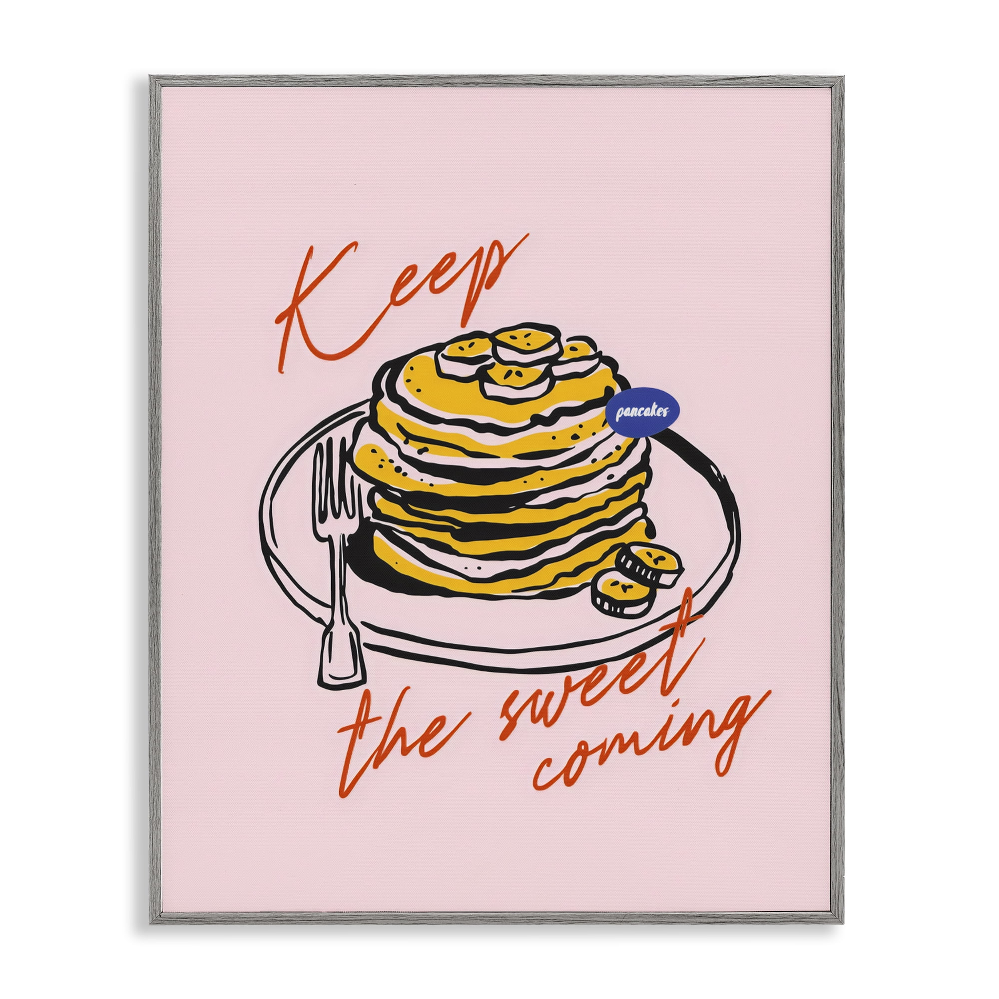 Stupell Industries Keep The Sweet Coming Gray Framed Giclee Art, design by The Prints Vibe