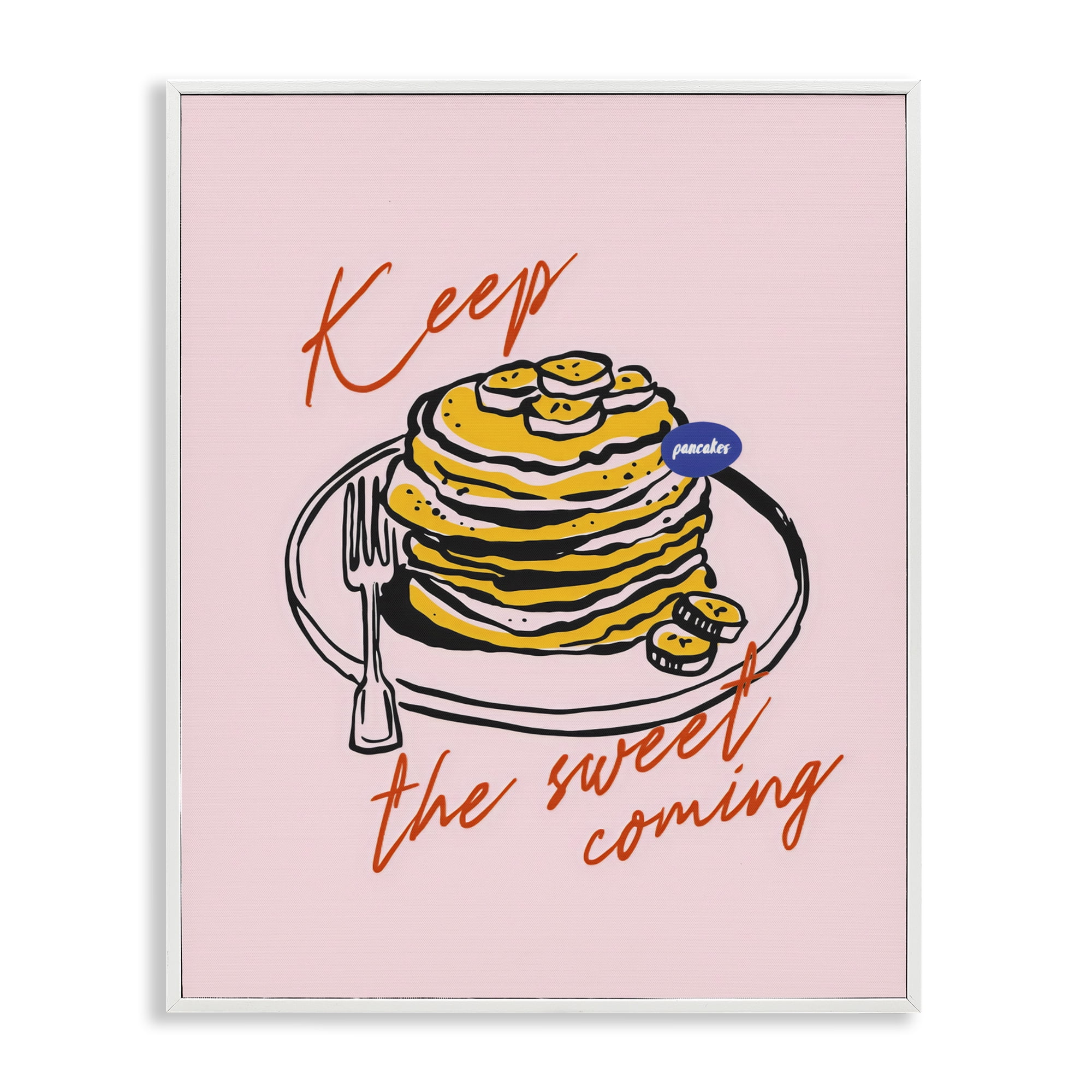Stupell Industries Keep The Sweet Coming White Framed Giclee Art, design by The Prints Vibe