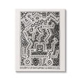 thumbnail image 1 of Stupell Industries Keith Haring Monochrome Pop Style Squiggle Text Canvas Wall Art, 16 x 20, Design by Ros Ruseva, 1 of 5