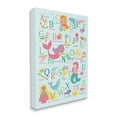 thumbnail image 1 of Stupell Industries Kid's Mermaid Alphabet Beach Fantasy ABC Typography, 24 x 30, Designed by Lisa Whitebutton, 1 of 6