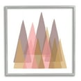 thumbnail image 1 of Stupell Industries Kids' Abstract Geometric Forest Pink Brown Trees, 17 x 17,Design by Reesa Qualia, 1 of 7