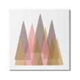 thumbnail image 1 of Stupell Industries Kids' Abstract Geometric Forest Pink Brown Trees, 24 x 24,Design by Reesa Qualia, 1 of 7