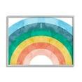 thumbnail image 1 of Stupell Industries Kids' Abstract Watercolor Pattern Rainbow Blue Green Pink, 30 x 24, Design by Daphne Polselli, 1 of 7