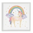 thumbnail image 1 of Stupell Industries Kids Nursery Unicorn Watercolor Art for Kids Painting White Framed Art Print Wall Art, 12 x 12, 1 of 9