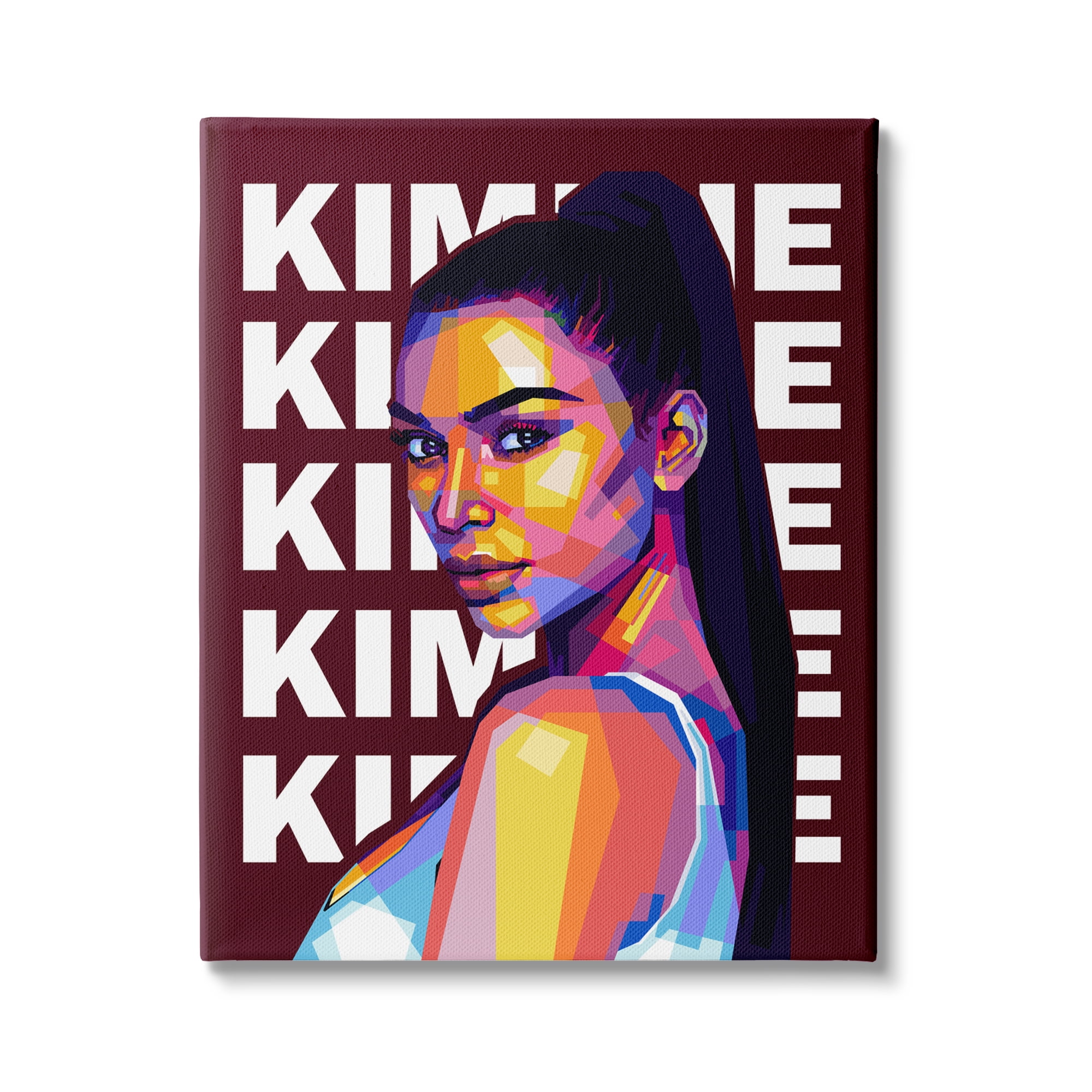Stupell Industries Kimmie K Modern Portrait Abstract Geometric Pattern, 30 x 40, Design by Birch&Ink