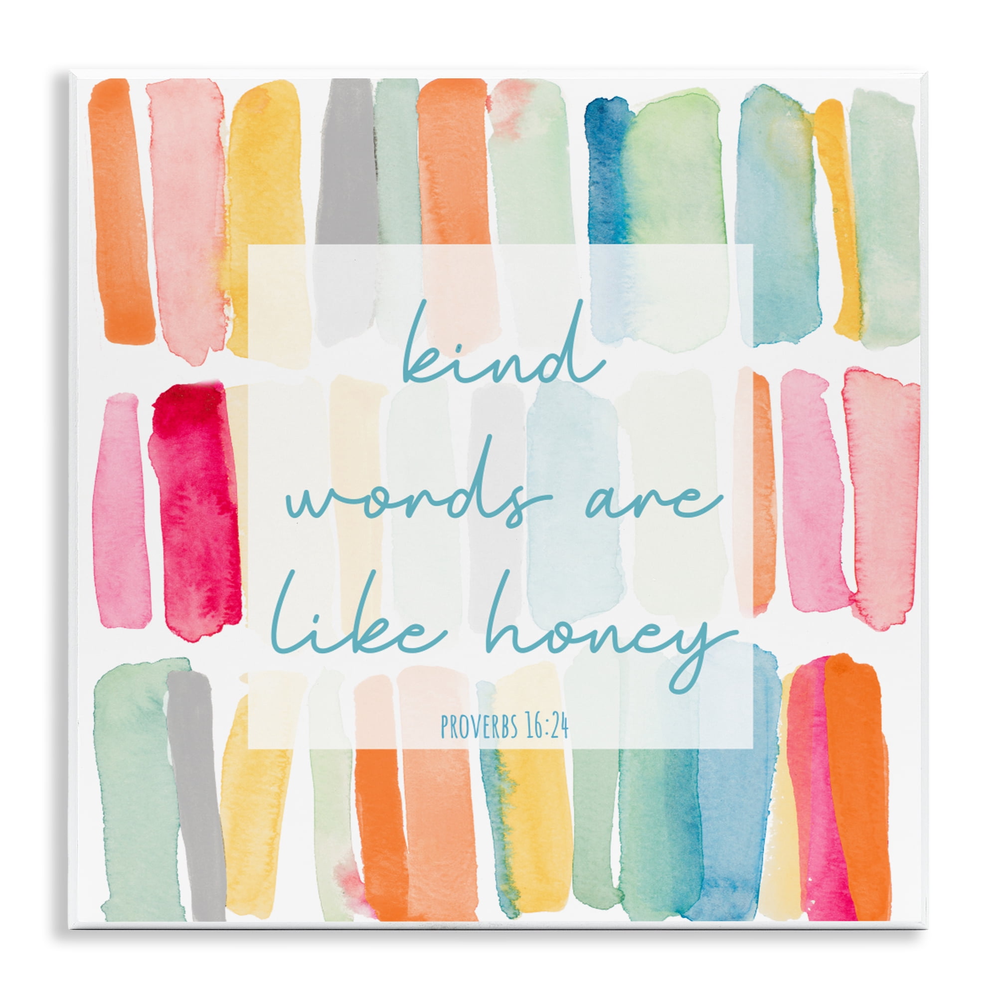 Stupell Industries Kind Words Are Like Honey Wall Plaque Art, design by Lanie Loreth