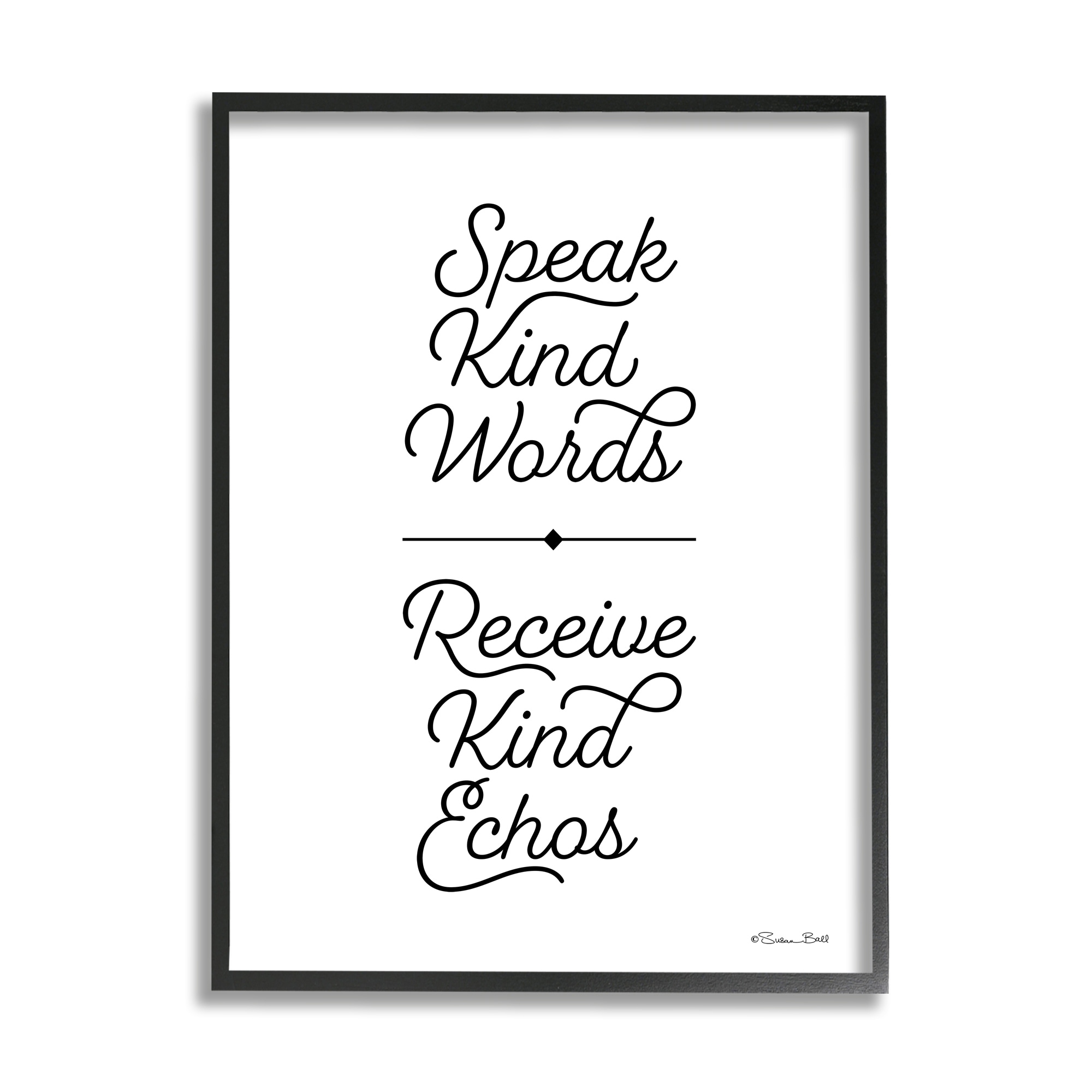 Stupell Industries Kind Words Receive Tender Echoes Reap Consequences Proverb,16 x 20, Design by Sn Ball
