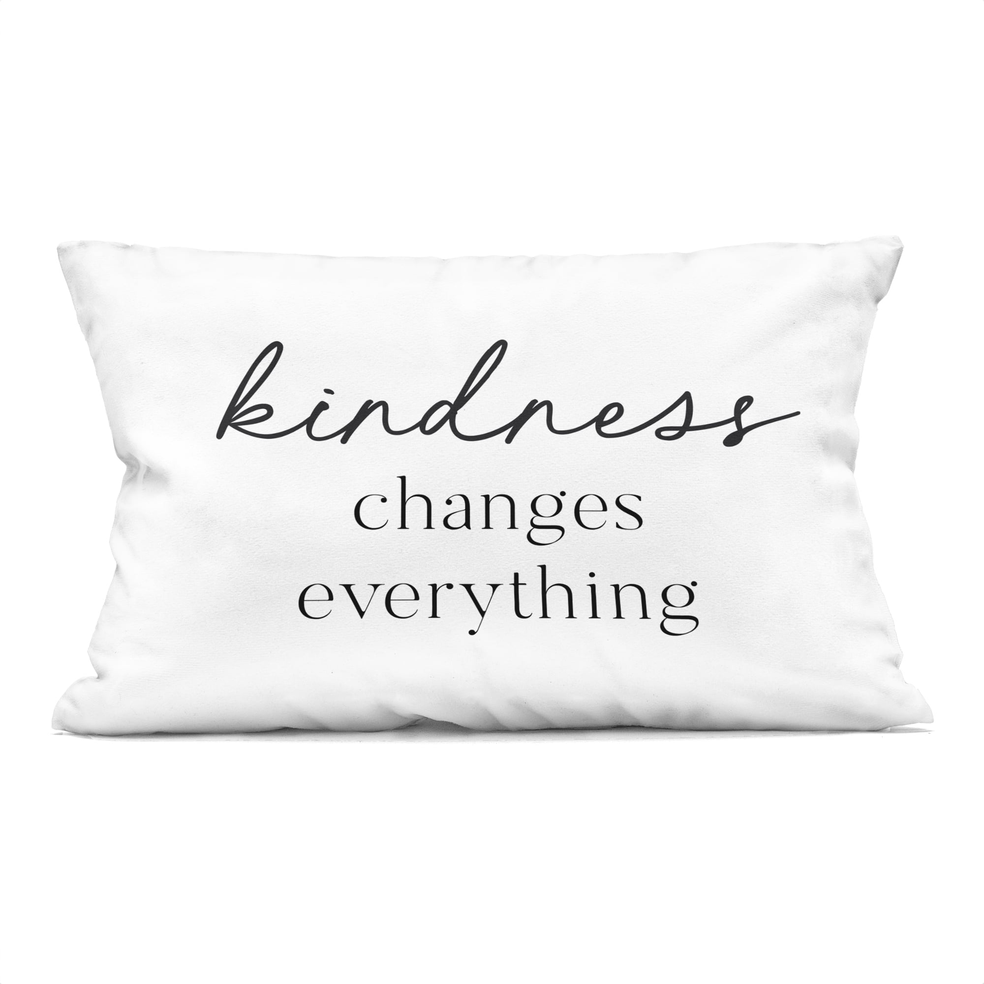 Stupell Industries Kindness Changes Everything Decorative Printed Throw Pillow, design by Lettered and Lined