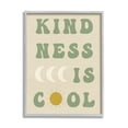 thumbnail image 1 of Stupell Industries Kindness Is Cool Phrase Inspirational Painting Gray Framed Art Print Wall Art, 24 x 30, 1 of 9