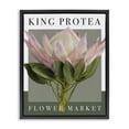 thumbnail image 1 of Stupell Industries Modern King Protea Flower Market Black Floating Frame Canvas Art, 17 x 21, by Jennifer Stith, 1 of 8