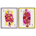 thumbnail image 1 of Stupell Industries King & Queen Cards People Painting Black Framed Art Print Wall Art, 24 x 30, Set of 2, 1 of 8
