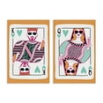 thumbnail image 1 of Stupell Industries King & Queen of Hearts Entertainment Painting Wrapped Canvas Art Print Wall Art, 20 x 30, Set of 2, 1 of 8