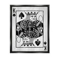 thumbnail image 1 of Stupell Industries King Spade Card Deck Symbol Graphic Art Jet Black Floating Framed Canvas Print Wall Art, Design by Lil' Rue, 1 of 8