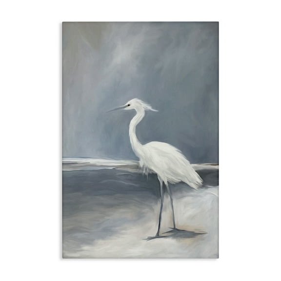 Stupell Industries Kingdom of Herons Bird Canvas Wall Art design by Ramona Murdock, 24 x 16