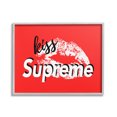 thumbnail image 1 of Stupell Industries Kiss Supreme on Red Beauty & Fashion Painting Gray Framed Art Print Wall Art, 30 x 24, 1 of 2