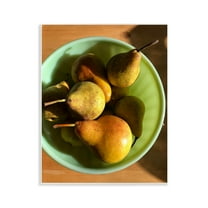 Stupell Industries Kitchen Bowl of Pears Food & Beverage Photography Unframed Art Print Wall Art, 11 x 14