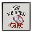 thumbnail image 1 of Stupell Industries Kitchen Cake Phrase Food & Beverage Painting Black Framed Art Print Wall Art, 24 x 24, 1 of 9