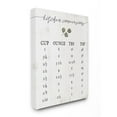 thumbnail image 1 of Stupell Industries Kitchen Conversion Chart Neutral Gray Word Design Canvas Wall Art by Daphne Polselli, 1 of 6