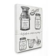 thumbnail image 1 of Stupell Industries Kitchen Conversion Chart Neutral Gray Word Drawing Design Canvas Wall Art by Daphne Polselli, 1 of 6