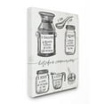 thumbnail image 1 of Stupell Industries Kitchen Conversion Chart Neutral Gray Word Drawing Design Canvas Wall Art by Daphne Polselli, 1 of 6