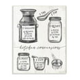 thumbnail image 1 of Stupell Industries Kitchen Conversion Chart Neutral Gray Word Drawing Design Wall Plaque by Daphne Polselli, 1 of 6