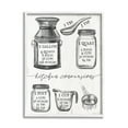thumbnail image 1 of Stupell Industries Kitchen Conversion Chart Neutral Grey Word Drawing Design, 11 x 14,Design by Daphne Polselli, 1 of 8