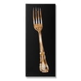 thumbnail image 1 of Stupell Industries Kitchen Fork Silverware Cutlery Painting Black Background Painting Gallery Wrapped Canvas Print Wall Art, Design by Adolf Llovea, 1 of 5