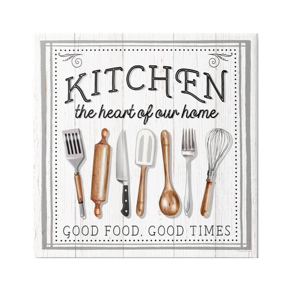 Stupell Industries Kitchen Items Food & Beverage Canvas Art Print