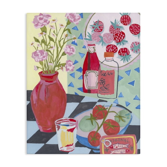Stupell Industries Modern Kitchen Sauces Still Life Canvas Art, 30 x 40, by Melissa Wang