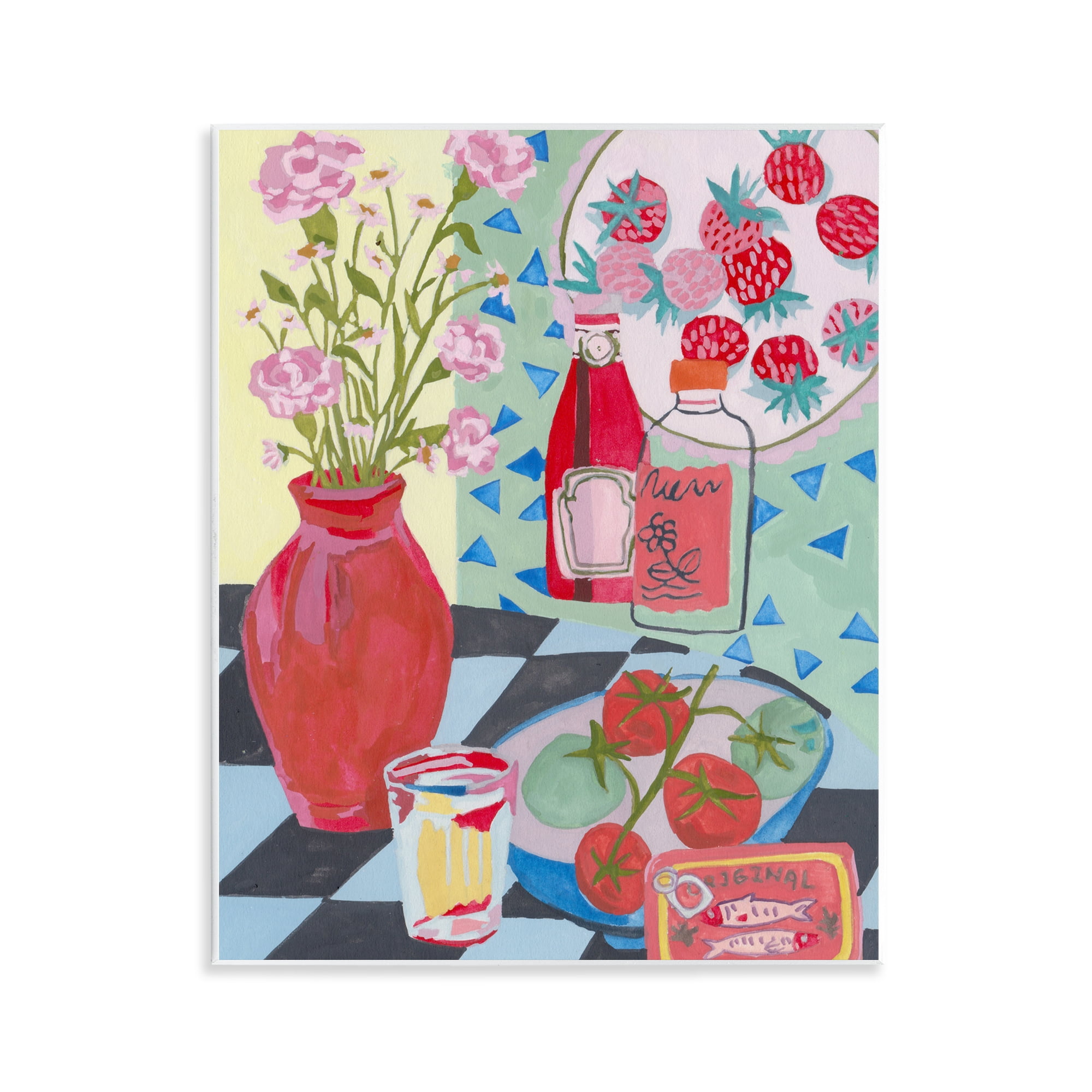 Stupell Industries Kitchen Sauces Still Life Wall Plaque Art, design by Melissa Wang