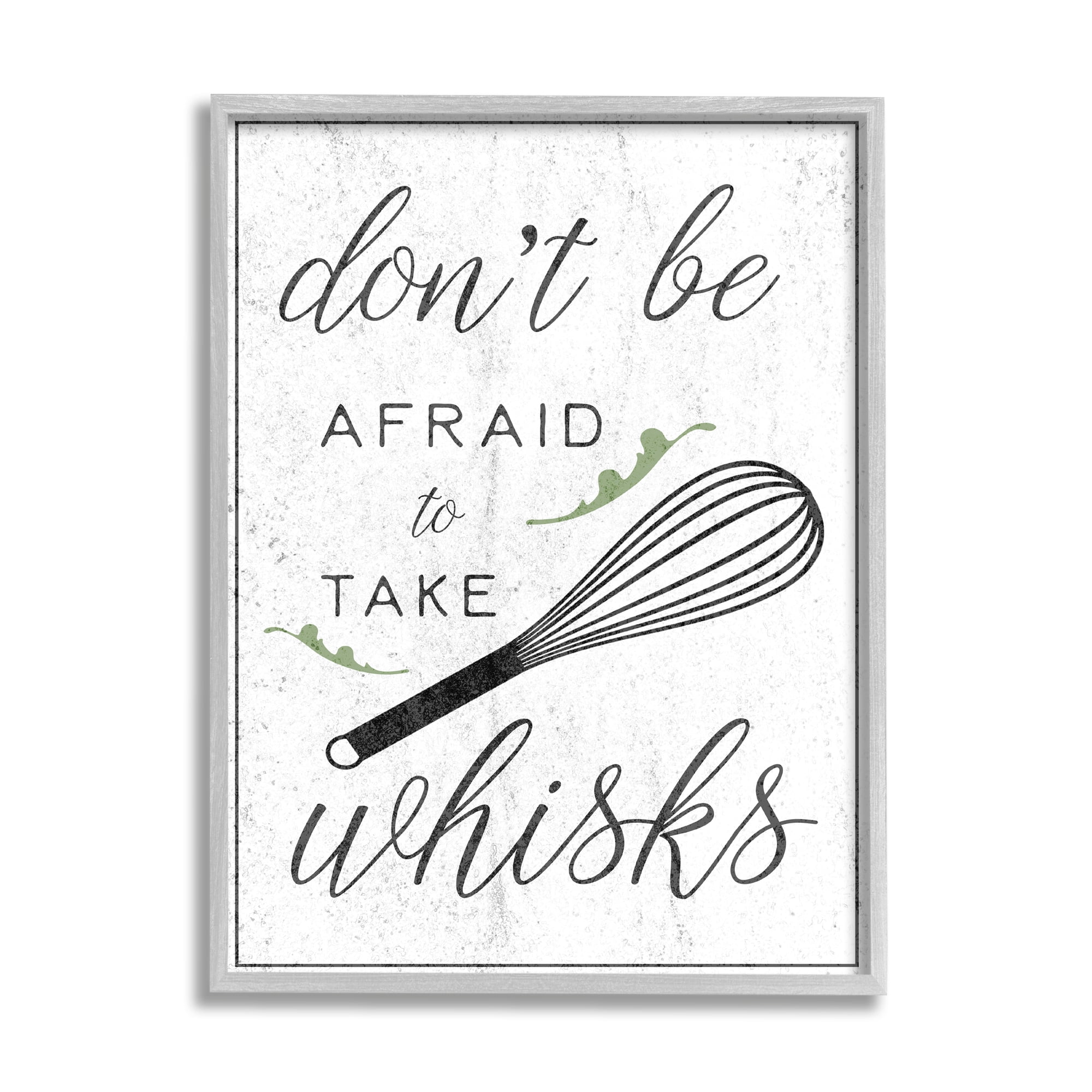 Stupell Industries Kitchen Take Whisks!, 16 x 20,Design by Daphne Polselli