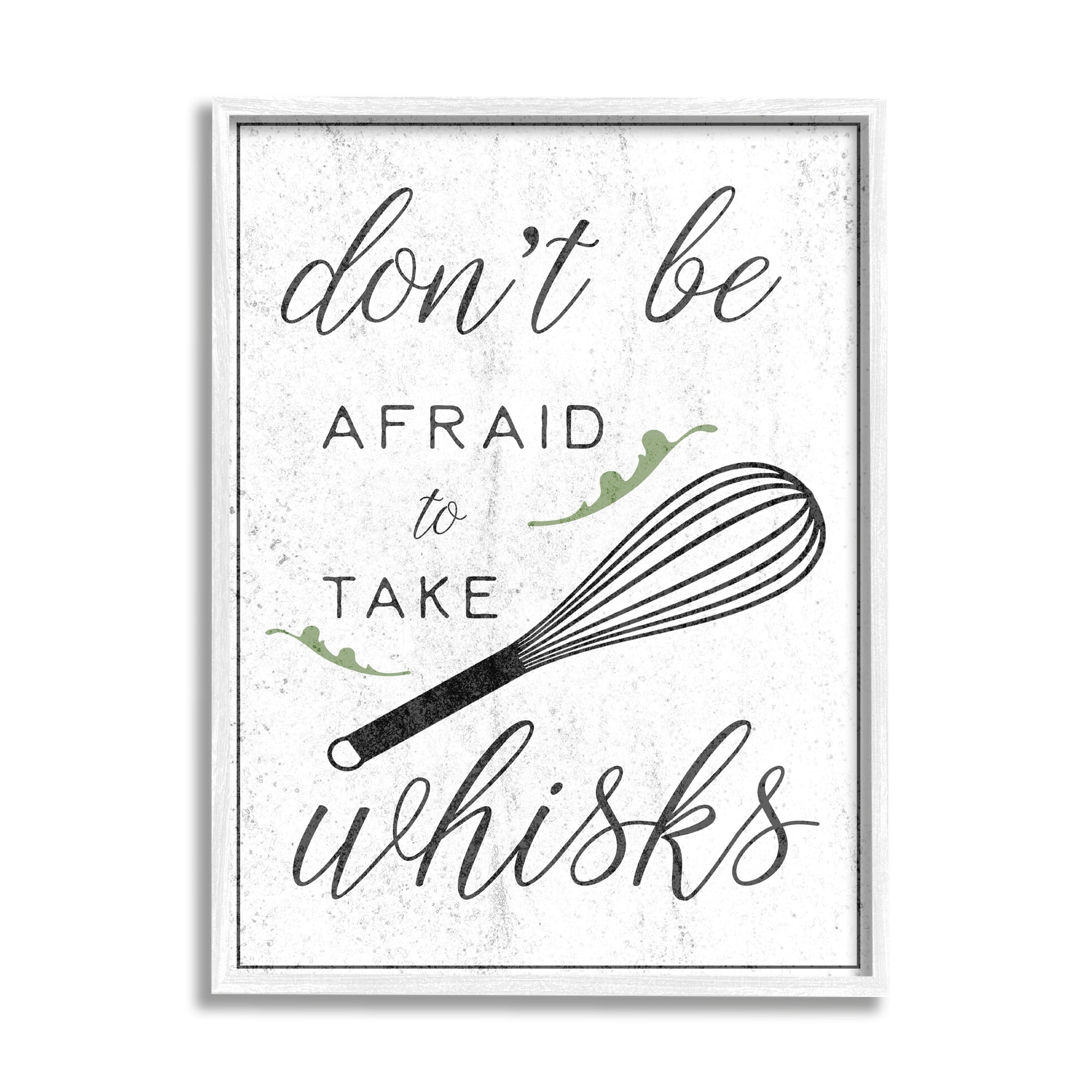 Stupell Industries Kitchen Take Whisks!, 16 x 20,Design by Daphne Polselli