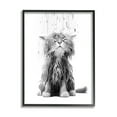 thumbnail image 1 of Stupell Industries Kitten Bathroom Splash Animals & Insects Painting Black Framed Art Print Wall Art, 16 x 20, 1 of 9