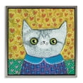 Stupell Industries Kitten with Fun Patterns Animals & Insects Painting