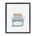thumbnail image 1 of Stupell Industries Know When to Fold Typography Painting Black Floater Framed Art Print Wall Art, 25 x 31, 1 of 10