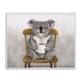 thumbnail image 1 of Stupell Industries Farmhouse Koala with Coffee Mug White Framed Giclee Art, 30 x 24, by George Dyachenko, 1 of 8