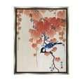 thumbnail image 1 of Stupell Industries Koolmees op Paulownia Tak Ohara Koson Classic Bird Painting Painting Luster Gray Floating Framed Canvas Print Wall Art, Design by one1000paintings, 1 of 6