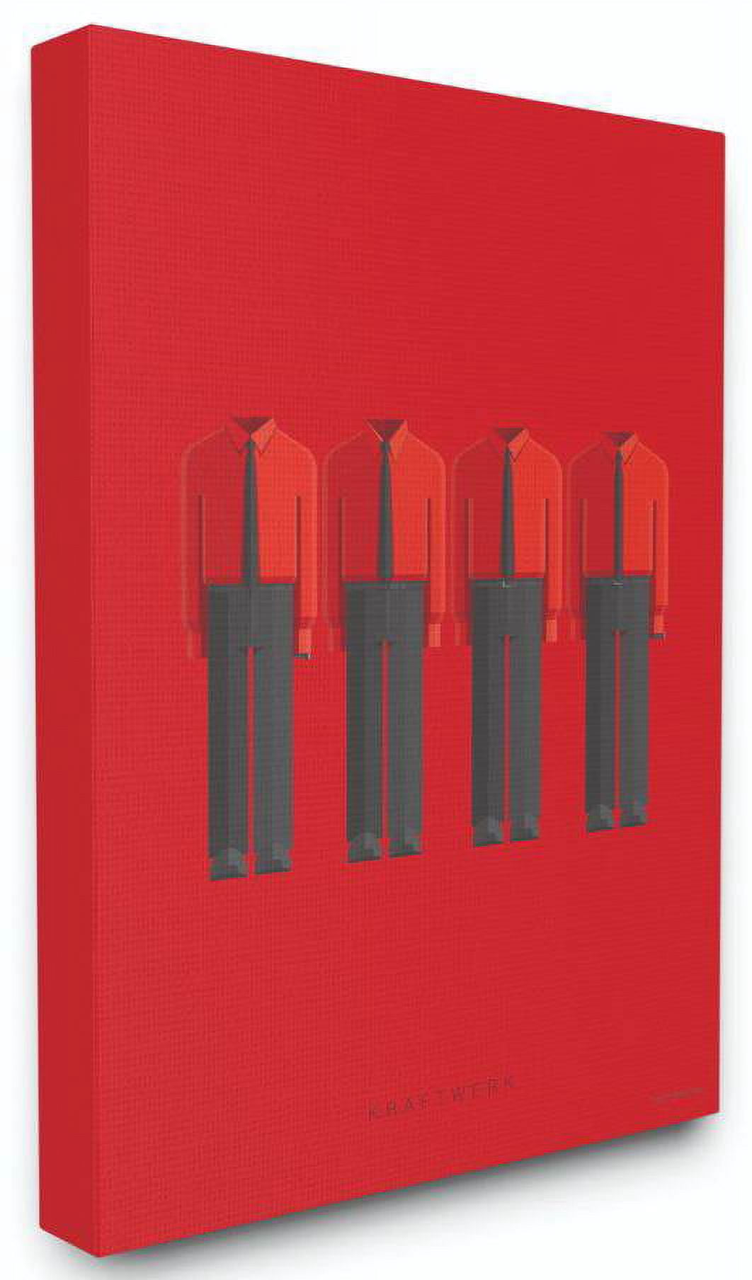 Stupell Industries Kraftwerk Famous People Characters Fashion Design Canvas Wall Art by Fred Birchal