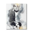 thumbnail image 1 of Stupell Industries Kurt Cobain Modern Abstract Pattern Portrait Black Yellow, 24 x 30, Design by Birch&Ink, 1 of 5